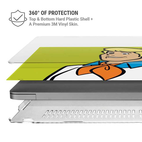 Scooby Doo Fred MacBook Pro 14in (2021-24) Case plus Skin
